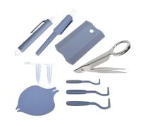 Herramienta de eliminación de garrapatas para perros, metal, 80 g, juego de extractor de pulgas para cachorros, juego de herramientas ligeras para eliminar pulgas y garrapatas para perros, gatos