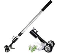 Herramienta de eliminación de malas hierbas, extractor de malas hierbas con mango para grietas y deshierbe de grietas, herramienta ideal para limpieza de jardín, losas, pavimentos, patio