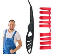 Herramienta de eliminación de masilla genérica - Espátula ergonómica para sellador de juntas 9 en 1 | Rascador de masilla para cocina, ducha, ventana, vidrio, baño, madera