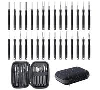 Herramienta De Eliminación De Terminales De Cable, Herramienta De Eliminación De Pin Del Conector,Kit De Expulsión De Terminal De Herramienta De Despinado De 30 Piezas/set - Herramientas De Desmontaje