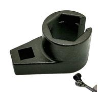 Herramienta de eliminación del sensor: enchufe de desplazamiento de 6 puntos, llave automotriz | Construcción de acero con accionamiento de 3/8 pulgadas para acceso al sensor de oxígeno, diseño