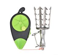 Herramienta de enganche de señuelo de pesca con gancho de acero inoxidable y cuerda de polietileno de larga distancia para una recuperación eficiente de ríos y lagos