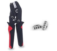 Herramienta de engarzado de terminales de barril abierto CLB-58B con troqueles intercambiables, 185 mm, for cables AWG24-16 (0,25-1,5 mm²)(CLE-58B EDM)