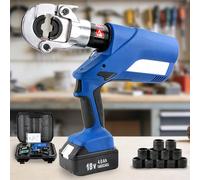 Herramienta De Engaste Hidráulica, Herramienta Crimpadora De Cables, Alicates Crimpadores Eléctricos, Herramienta De Engaste Eléctrica, Con Matrices, Para Terminales De Cu/al 60kn