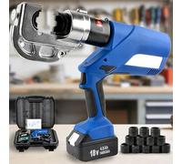 Herramienta De Engaste Hidráulica, Herramienta Crimpadora De Cables, Alicates Crimpadores Eléctricos, Herramienta De Engaste Eléctrica, Con Matrices, Para Terminales De Cu/al 120kn