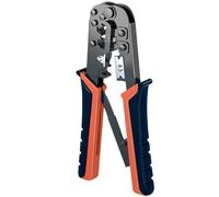 Herramienta de engaste RJ45, engarzador de conectores modulares Ethernet, 6P/RJ11/RJ12,8P/RJ45, corte y tira, for conectores Cat5 Cat5e Cat6, 1 Uds.