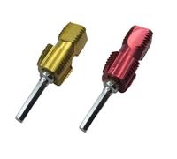 Herramienta de enhebrado de tubería de agua PPR de 20 mm + 25 mm para rosca interna y externa, 1 pieza de troquel de metal con borde resistente al desgaste, rojo dorado