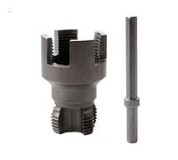 Herramienta de enhebrado de tuberías integrada de 1/2 pulgadas, 3/4 pulgadas para uso en interiores y exteriores, enhebrador de tuberías profesional de fontanería integrado