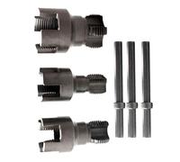 Herramienta de enhebrado de tuberías integrada de 1/2 pulgadas, 3/4 pulgadas para uso en interiores y exteriores, enhebrador de tuberías profesional de fontanería integrado