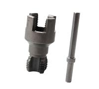 Herramienta de enhebrado de tuberías integrada de 1/2 pulgadas, 3/4 pulgadas para uso en interiores y exteriores, enhebrador de tuberías profesional de fontanería integrado