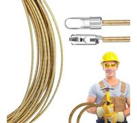 Herramienta de enhebrador de alambre Unniversal - Caña de pescar de conducto, insertador de alambre eléctrico | Dispositivo de alimentación de cable de varios tamaños, diseño de rueda de
