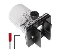 Herramienta de enrutador de madera, base ranurada 2 en 1 y soporte de fijación, sujetadores invisibles, base de fresado de madera, herramienta de fresado de madera ranurada para máquina de corte de 65