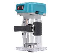 Herramienta de Enrutador, Máquina de Corte de Litio sin Escobillas, Enrutador de Madera, Enrutador de Recorte, Enrutador de Carpintería, Batería de 18 V, Recortadora de