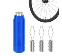 Herramienta de enrutamiento de bicicleta genérica - Tensión Spanner & Traction Gadget Set | Bicicleta Spoke Tool for Wheel Rim Repair, Road Mountain Biking, and Cycling Beginners