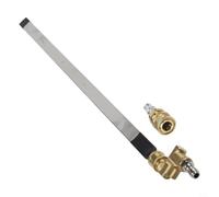 Herramienta de enrutamiento del radiador de alta presión 4500 PSI portátil 60 cm de largo de acero inoxidable con conector de latón para una limpieza profunda de serpentinas de refrigeración y lugares