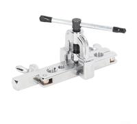 Herramienta de ensanchamiento para tubos de aluminio de cobre y latón, kit manual de expansión y estampado de tuberías con 4 cabezales, 1 escariador, 2 mandriles, rango de expansión de 3 a 19 mm