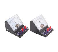 Herramienta de enseñanza de física, voltímetro y amperímetro aislado, juego para pruebas de circuitos en el aula y laboratorios de física, amperímetro, medidor de circuito seguro