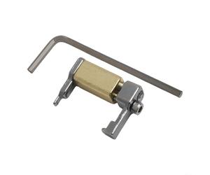 Herramienta de entonación de trémolo de guitarra resistente para afinar el equilibrio de tono con cuerpo de aleación de zinc y huella pequeña de 7 a 1 cm (B)