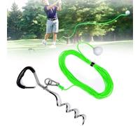 Herramienta de entrenamiento de golf, herramientas de entrenamiento de swing, ayuda de entrenamiento de swing de golf con peso para práctica, practica tu swing en el patio trasero con una pelota de