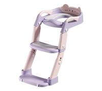 Herramienta de entrenamiento para ir al baño con diseño plegable de 5 niveles, escalón ajustable para niños pequeños y preescolares, asiento de entrenamiento antideslizante para inodoro