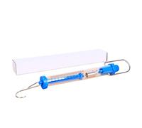 Herramienta de escala de resorte cilíndrico para experimentos de física, uso en laboratorio de ciencias, con 6 rangos de medición de 1N a 30 N báscula de equilibrio colgante