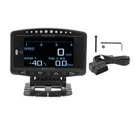 Herramienta de escaneo de calibre OBD2 Pantalla digital multifunción Pantalla TFT IPS de 2,8 pulgadas Temperatura del agua en tiempo real Voltaje Velocidad Presión turbo