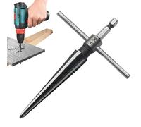 Herramienta de escariador, escariador manual, abridor de agujeros eléctrico con mango en T | Herramienta de fricción, pasador de puente y escariador cónico, herramienta de corte de precisión para