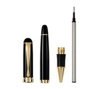 Herramienta de escritura física inclinada, estructura de control de tóner de cuerpo metálico, esquema de color nocturno para especialistas, bolígrafo de metal