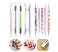 Herramienta de Escultura | Instrumento De Silicona De Doble Punta Para Tallar Uñas | Pluma Multifuncional Para Tallar Uñas Para Viajes Hogar Interiores Viaje De Negocios