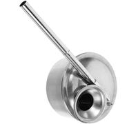 Herramienta de Esmaltado Atomizador 100ml para Cerámica, Plata | Acero Inoxidable y Metal, Tubo Vertical de Succión, para Bricolaje y Arcilla Casera, 100ml