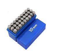 Herramienta de estampado de letras para cuero Punzones de acero for letras y números Metal, Kit estampado, herramienta for perforar, bricolaje, cinturón madera, for manualidades cuero(10mm letters)