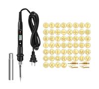 Herramienta De Estampado En Caliente-Kit De Quema De Madera, Herramienta De Grabado Controlable, Bolígrafo Profesional Para Quemador De Leña Con Temperatura Ajustable | 7,8 Pulgadas, Para Soldar Talla