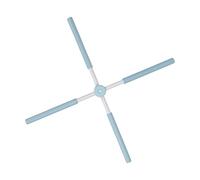 Herramienta de Estiramiento de Palos de Yoga, Palos de Yoga para la Espalda para Corrector de Postura, Herramienta de Estiramiento, Palos Correctores Jorobados, Palo Corrector de (Azul)