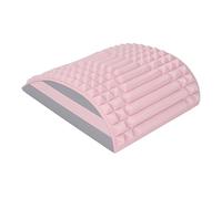 Herramienta de Estiramiento del Cuello, Reduce la Fatiga del Cuello Dispositivo de Masaje de Espalda para Sentarse (Rosa claro)