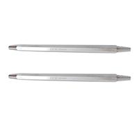 Herramienta De Extracción De Bujías Cónicas Inversas De Resistencia Doble Cabezal Rosca Precisa De 185mm Para Enchufes Rotos Tapón De Roscado Preciso