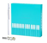 Herramienta de extracción de Cerume - 24 Pleasses Kit Ears | Orejas limpias flexibles | Herramienta de limpieza de palos para las orejas pegajosas | Herramienta adhesiva para l