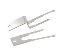 Herramienta de extracción de cinturón de seguridad Tesla para modelo 3 con opciones de mango doblado y recto, diseño curvado para liberación rápida y material de metal para uso prolongado (mango recto