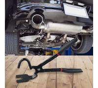 Herramienta de extracción de colgadores de escape, construcción de metal, 11.6 pulgadas de longitud, para extracción de soporte de goma de escape de coche, apto para uso doméstico e MI (A)