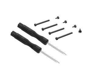 Herramienta de extracción de destornilladores de acero inoxidable de 2 piezas con 2 pasadores de tornillo de enlace de correa Kit de reparación de relojes compatible con Garmin Fenix 3 Fenix 5S 5X