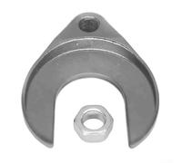 Herramienta de extracción de eje de junta de 48 mm compatible con modelos de tracción delantera desde 1986 hasta la actualidad para desmontaje de poleas (plata)