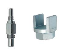 Herramienta de extracción de embrague de repuesto y tope de pistón de metal de 10 y 14 mm para Husqvarna 340, 345, 346, 350, 351, 353, 445, 455, 460