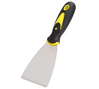 Herramienta de Extracción de Espátula para Impresora 3D, Pala de Cama Caliente de Acero Inoxidable Duradera para Accesorios de Impresora 3D, 3 Pulgadas, Color Negro