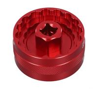 Herramienta de extracción de instalación de soporte inferior hecha de aleación de aluminio, compatible con 44 mm para BBR60 para FSA386 DUB16T para BB9100, ligera y (rojo)