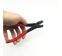 Herramienta de extracción de manguera de tubo de agua para coche, alicates de abrazadera de anillo de banda plana, acero 45# de 15 mm, apertura máxima para reparación y desmontaje de vehículos