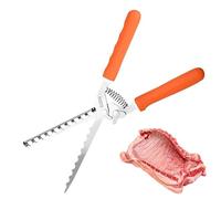 Herramienta de extracción de membrana de costilla, dispositivo resistente al calor, herramienta de barbacoa con mango ergonómico, para cocina, cocina, cerdo, carne de res, carne, cordero, uso diario