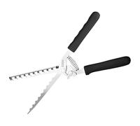 Herramienta de extracción de membrana de costilla, fácil de usar, de acero inoxidable, kit de preparación de barbacoa de limpieza rápida, removedor de membranas diseñado para los amantes de la