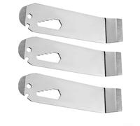 Herramienta de extracción de molduras interiores de acero inoxidable con agarre ergonómico, placa de palanca de doble cabezal de 6 pulgadas para modificación y desmontaje de automóviles