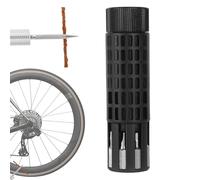 Herramienta de extracción de neumáticos de bicicleta, herramienta de apriete para rueda de scooter, mini kit de reparación de neumáticos de trinquete cilíndrico para bicicleta, , suciedad