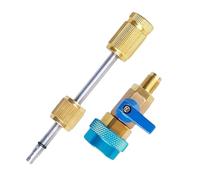 Herramienta de extracción de núcleo de Valve, Air Conditioner Stem Remover, Precision Grip Design, Two-End Compatibility, for Vehicle HVAC Auto System Installation Repair Maintenance Accessory Use