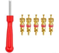 Herramienta de extracción de núcleo de válvula de neumático de plástico de metal, llave instaladora para bicicleta, motocicleta, coche, kit de reparación de mantenimiento de ruedas, dispositivo